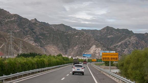 Last view of the Mountains from the Tibet side as we head to the airport this morning.