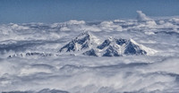 A close-up of Mount Everest. Thank you Michelle Rondeau for use of your camera to take these shots