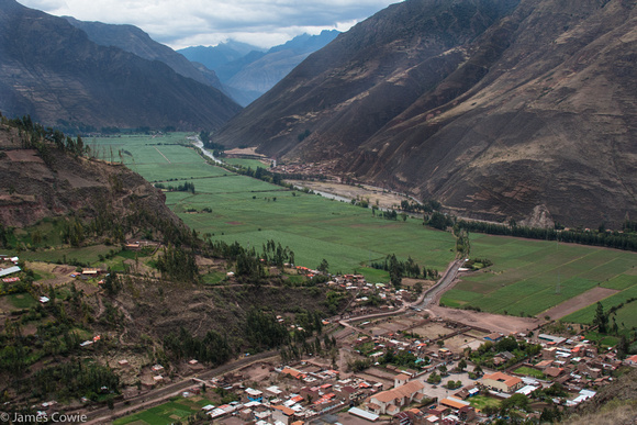 First views of Sacred Valley here in Peru.