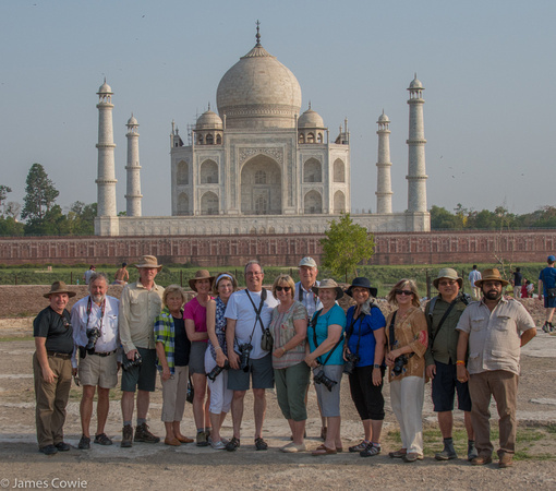 Group at the Taj, thanks for following our blog.