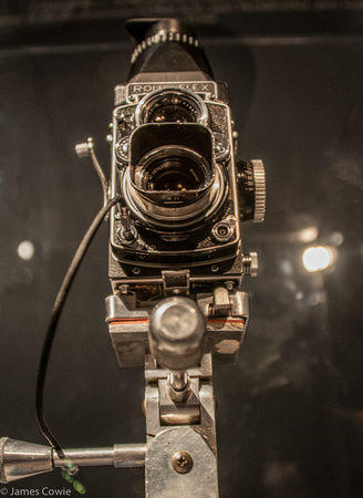 Irving Penn's Rolleflex on display at the MET