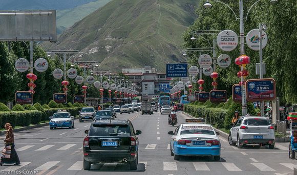Tibet streets.