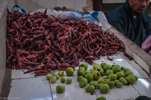 Bhutan is know for it's very hot chilli peppers.