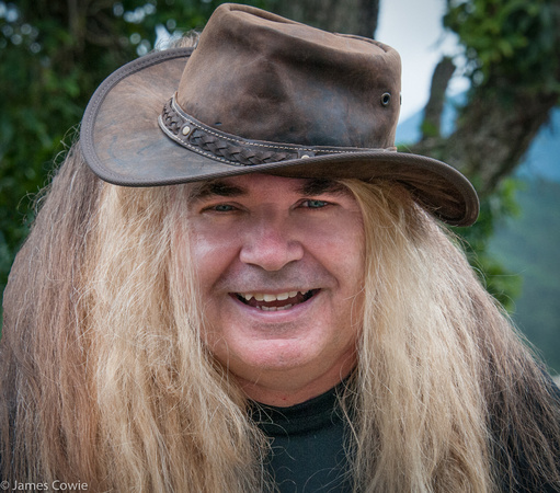 Would not be a trip with Melanie Davies if we did not do a mountain man hair shot.