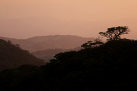 We were treated to this view from our rooms as the sun sets in Monteverde