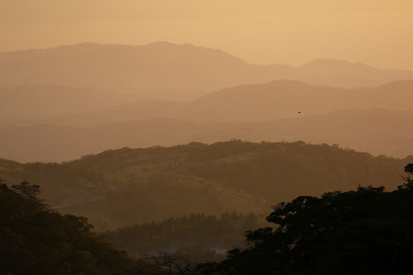 The sunset from last night, our last in Monteverde, just too great to not post.