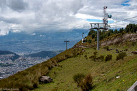 Quito City from above - 1,200ft to be exact.