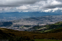 Quito from mountain top