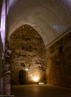 Inside the excavated fortress.