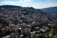 Looking back over Kidron Valley,